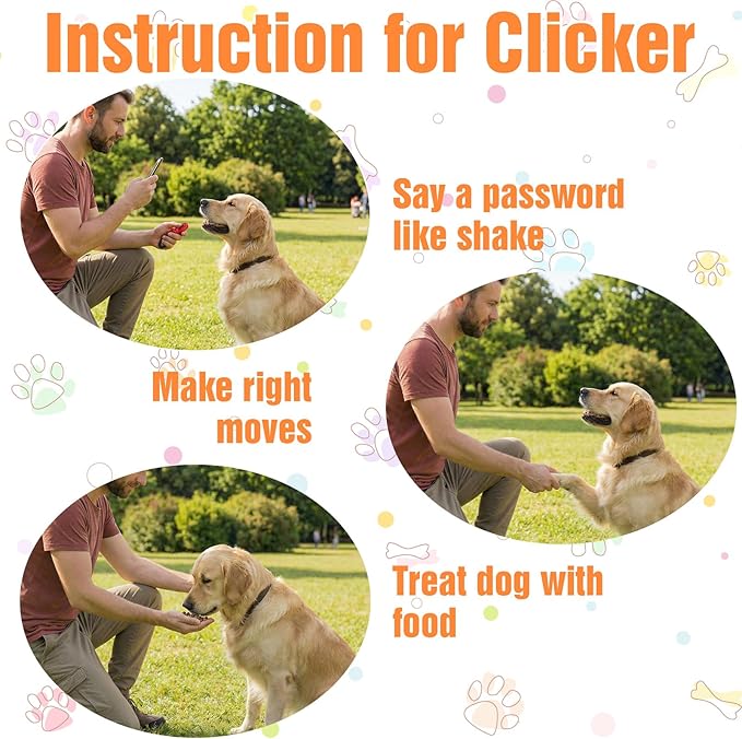 18 Pieces Dog Clicker for Training, Pet Training Clicker Set with Wrist Strap Clickers Trainer for Dogs Cats Puppy Birds Horses Behavioral Training (Multicolor)