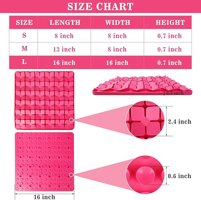 Snuffle Mat for Dogs16“x16”,Premium Silicone Dog Food matInteractive Feed Game for Boredom,Encourages Natural Foraging Skills and Stress Relief for Large Dogs Smell Training Slow Feed Mat P