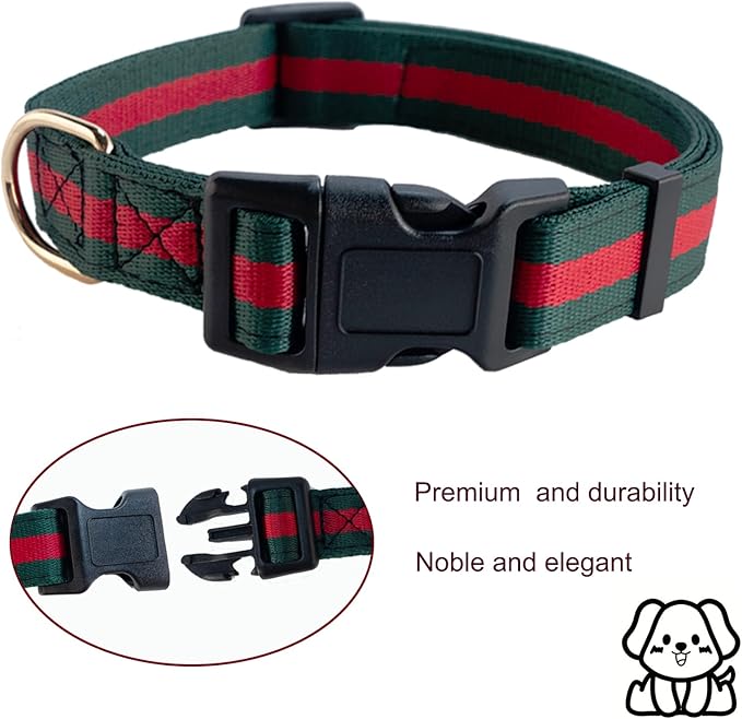Premium Dog Collar,Safety and Durable Pet Collars，Luxury Fashion Dog Collar Gift for Puppy Small Dogs