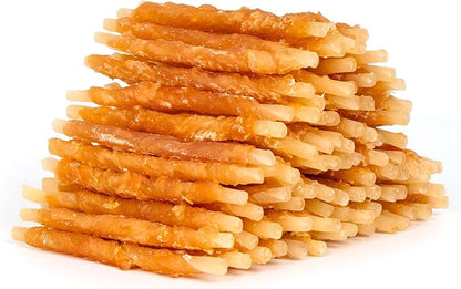 MON2SUN Rawhide Free Dog Treats Chicken Wrapped Cod Sticks for Small Dogs Healthy Training Treats Soft Snacks (31.75 Ounce -Pack of 1)