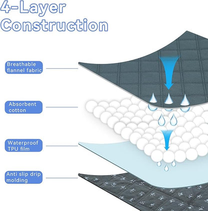Dog Playpen with Washable Pee Pad, Puppy Pet Cat Playpen Small Dogs Tent Crate Indoor/Outdoor, Portable Pop Up Kennel with Carrying Case for Cats/Rabbits(Grey,Small with pad)
