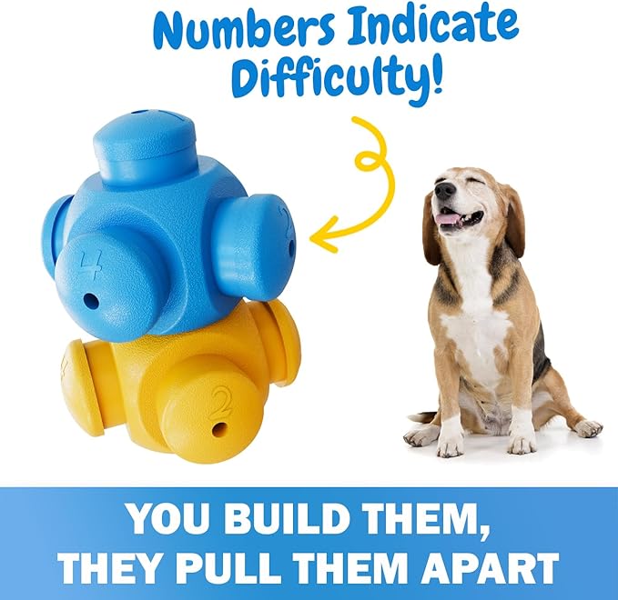 Dog Puzzle Toys for Smart Dogs, Interactive, Boredom Busters, Mentally Stimulating, Cognitive Dog Games, Hard Puzzle, Difficult Toys to Keep Them Busy, Puppy Puzzle Toys, Small, Medium, Large Breeds