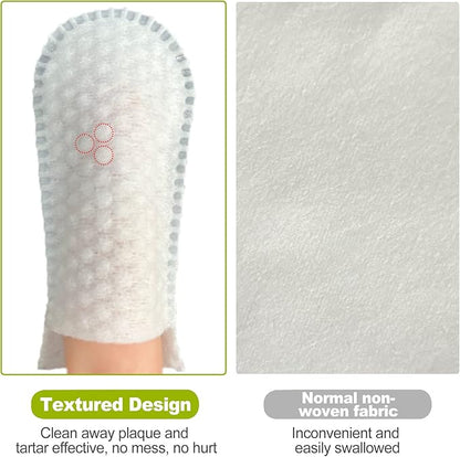 DR.EASY Breath Freshener Dental Finger Wipes 80ct for Dog & Cat, Help Wipe Away Plaque&Tartar, No Added Harsh Chemicals No Brush Formula