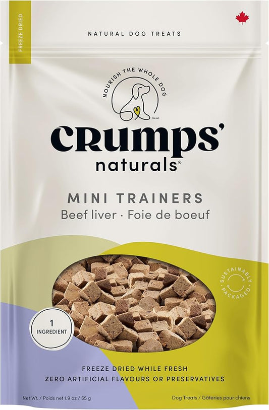 Freeze-Dried Beef Liver Mini Trainers 1.8 oz