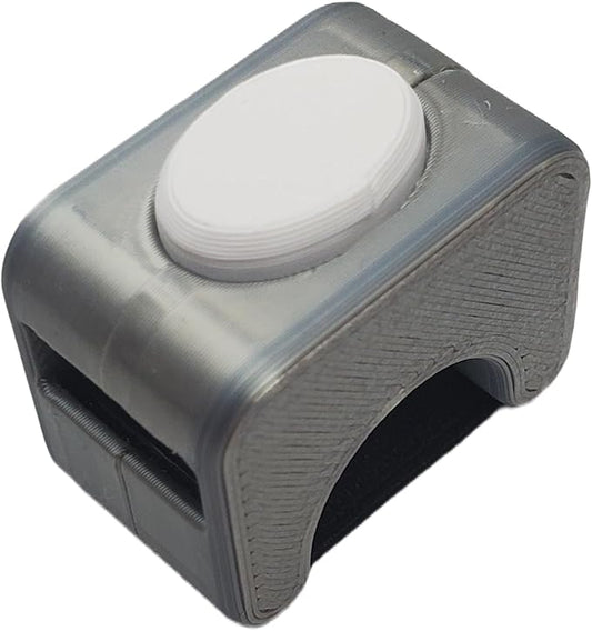 Flex Clicker Premium Hands-Free Training Ring | Dog Clicker for Training | Puppy Trainer | Pet Tool for Dogs, Cats, Horses & Birds | Multiple Colors Available (Silver)