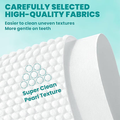 Wider Dental Care Finger Wipes 60 Counts,Teeth Cleaning Finger Wipes for Dogs & Cats,Reduces Plaque & Supports Oral Freshness, Unscented