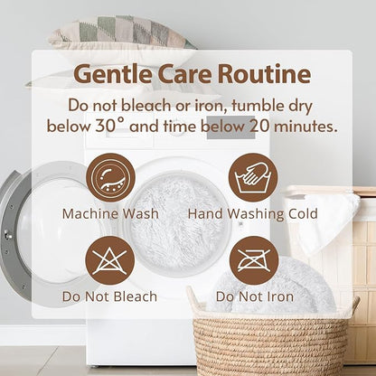 JOLLYVOGUE Calming Dog & Cat Bed for Small Dogs, Anti-Anxiety Donut Cuddler Cozy Soft Round Bed with Anti-Slip Bottom, Fluffy Faux Fur Plush Cushion Beds for Small Dogs, (23", Smoke Gray)