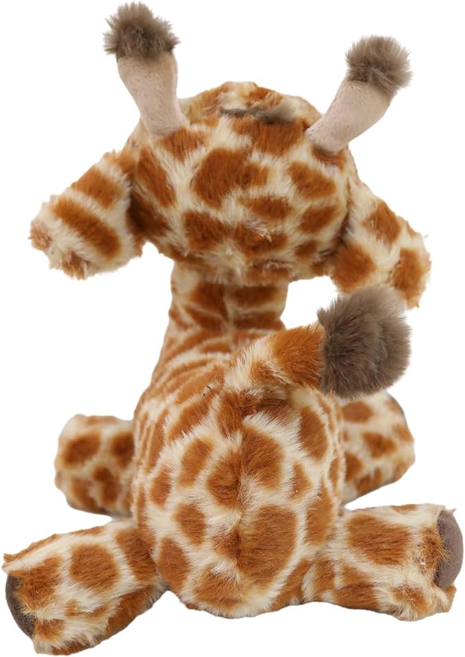 GOOC Kawaii Stuffed Giraffe Animal Fluffy Plush Toy Sitting Baby Giraffe Plushies Doll Anime Gift for Kids or Lover 10 Inch