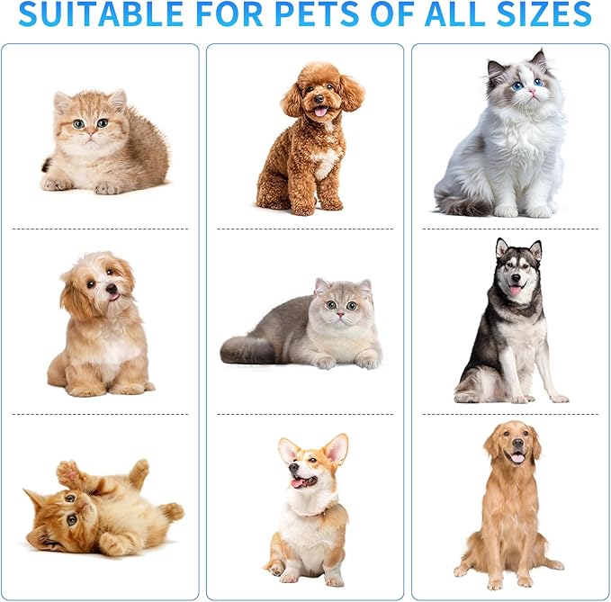 2026 Upgraded Nail Grinder,3-Speed Powerful Electric Pet Nail Trimmer,Rechargeable USB Charging/2 LED Light/Grinding Wheels/Pet Silent Cat Claw Nail Grooming Supplies for Small and Large Dogs and Cats