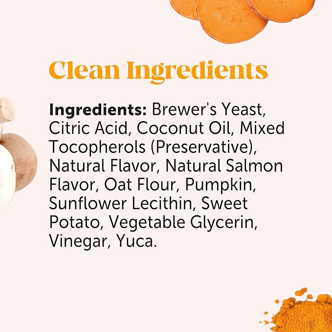 Pet Honesty Dog Allergy & Itch Relief - Advanced Itch Supplement with Probiotics for Dogs - Immune Support & Skin Relief for Seasonal Allergies - Natural Itchy Skin & Paw Relief - (Salmon, 180 Ct)