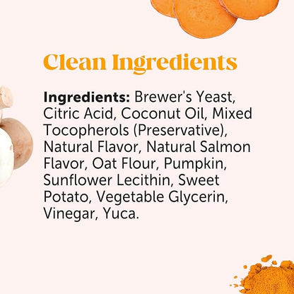 Pet Honesty Dog Allergy & Itch Relief - Advanced Itch Supplement with Probiotics for Dogs - Immune Support & Skin Relief for Seasonal Allergies - Natural Itchy Skin & Paw Relief - (Salmon, 180 Ct)