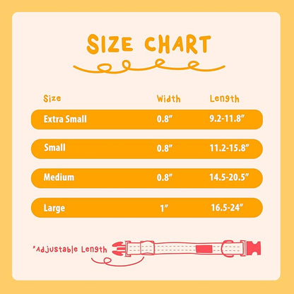 PAWBLEFY Personalized Dog Collars - Reflective Nylon Collar Customized with Name and Phone Number Adjustable Sizes for Small Dogs, Medium, Large 4 Colors Male Female boy Girl Puppies