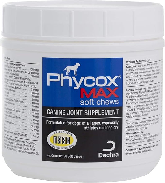 MAX Dog Joint Supplement Soft Chews, 90 Ct