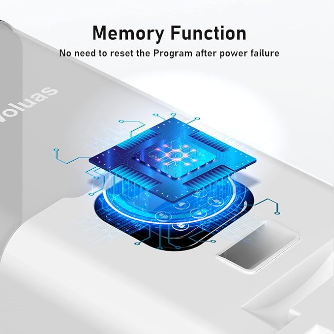 Voluas Automatic Cat Feeder for Two Cats, Double Pet Feeder with 2 Stainless Steel Bowls,6L Timed Cat Feeders with Memory Function