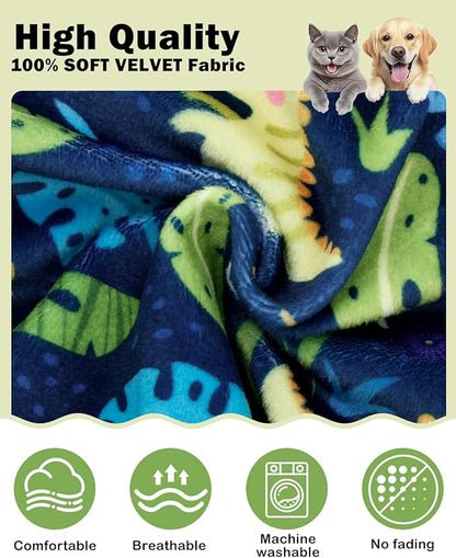 CuteBone Dinosaur Costume Dog Pajamas, Stretchy Spandex Crystal Velvet Sleepwear Coat for Small Dogs, Soft & Warm Pet Outfit Clothes for Cold Weather, Cozy Pullover Design COSP10L