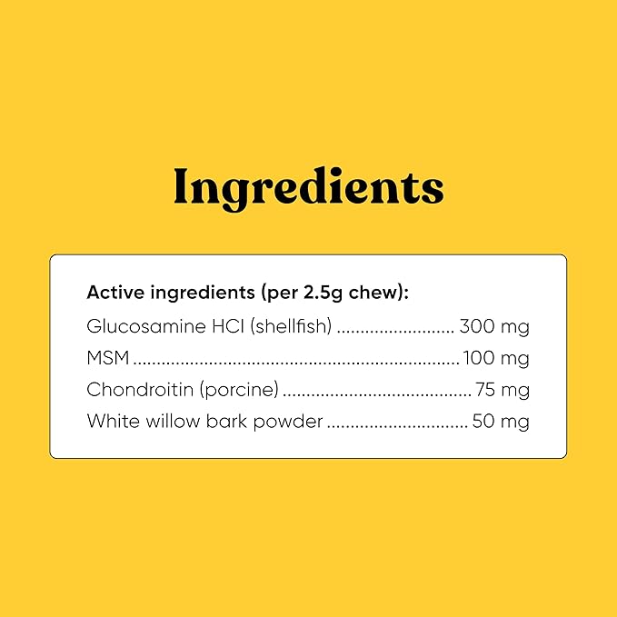 Embark Joint Supplement for Dogs – Glucosamine, Chondroitin, Hip and Joint Supplement, Supports Joint Health– Vet-Formulated with All-Natural Ingredients – 90 Soft Chews for Small and Large Breed Dogs