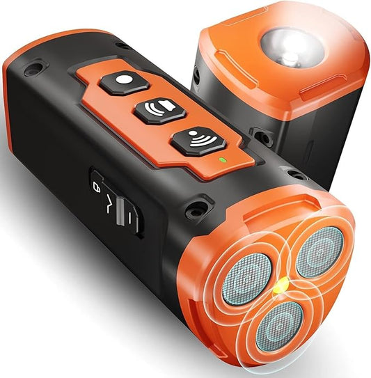 2025 NEW Upgraded Dog Bark Deterrent Devices Long Range Ultrasonic Rechargeable Anti-Barking Device Correct Your Dog's Bad Behavior Better Than Shock Collars or Dog Training Collars With Free Clicker