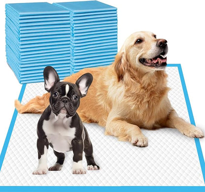 DEEP DEAR Dog Pee Pads Extra Large 30"x36", 40-Count Puppy Pads XXL, Leak-Proof X-Large Pee Pads for Dogs, Super Absorbent Dog Potty Training Pads XL, Disposable Pet Urine Bed Pads for Doggie, Cats