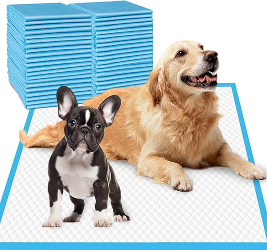 DEEP DEAR Dog Pee Pads Extra Large 30"x36", 40-Count Puppy Pads XXL, Leak-Proof X-Large Pee Pads for Dogs, Super Absorbent Dog Potty Training Pads XL, Disposable Pet Urine Bed Pads for Doggie, Cats