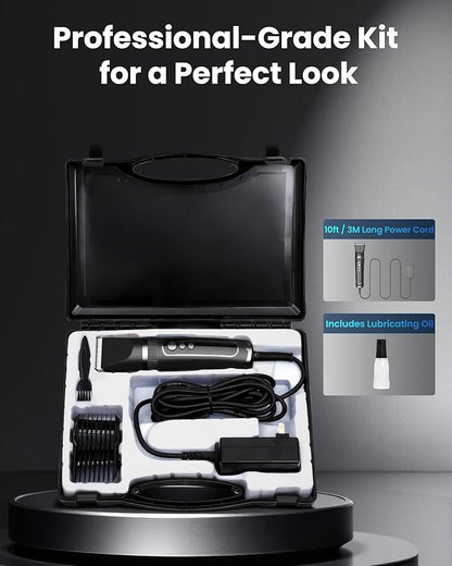 Dog Clippers for Grooming Thick Hair, 36V Electric Corded Dog Grooming Kit, 10ft 3-Speed Sheep Shears, Heavy Duty Pet Hair Trimmer with Storage Case for All Coats & Breeds