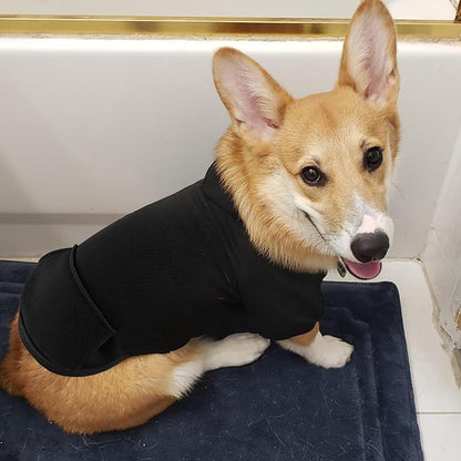 Idepet Pet Dog Hoodies Dog Clothes for Small Dogs Vest Chihuahua Clothes Warm Coat Jacket Autumn Puppy Outfits Cats Dogs Clothing(XL,Black)