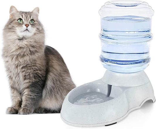 Pet Water Dispenser Station for Large Dogs and Cats,1 Gallon/3.8L Gravity Automatic Feeder, Cat Dog Water Fountain, Dog Water Bowl Dispenser,Large Breed Dog Drinking Fountain