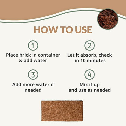 Coco Bliss 650gm Bricks (5-Pack) + Perlite Bliss (8 Qts) - Coco Coir Bricks & Organic Perlite for Plants - Coco Coir Perlite Mix - Organic Coco Coir for Plants - Coconut Coir Bulk Potting Soil Mix