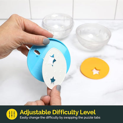 Pet Zone IQ Treat Ball Interactive Dog Ball - 3" Puzzle Treat Dispenser, Durable, Slow Feeder, for All Dog Breeds, Toys to Keep The Busy and Enrichment