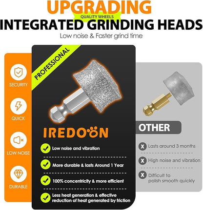 Dog Nail Grinder Replacement Head-Integrated Grinding Head for Casfuy and Most Brands, Highly Efficient, Safe and Durable (1pcs)