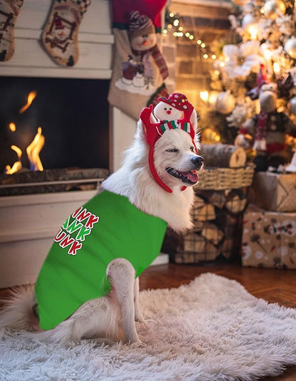 Green Monster Dog Costume,Halloween Christmas Dog T-Shirts Clothes Outfit for Pets Small Medium Large Dogs Cats(Small)