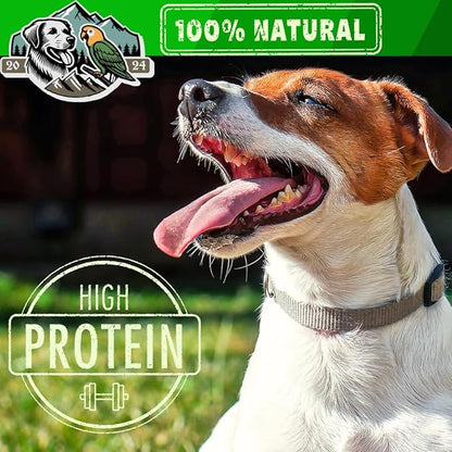 Exquisite Pets 12" Collagen Sticks (5)-Pack of 100% Beef Collagen Dental Sticks Long-Lasting Dog Chews are sourced from Brazilian Grass-Fed Free-Range, Cattle