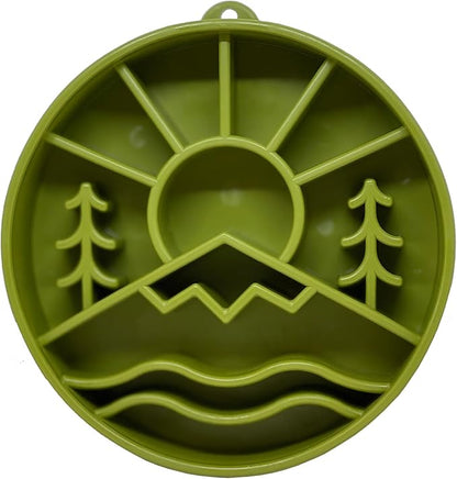 SodaPup Great Outdoors Enrichment Bowl – Durable Slow Feeder Bowl Made in USA from Non-Toxic, Pet-Safe, Food Safe Material for Mental Stimulation, Slowing Down Eating, Healthy Digestion, & More
