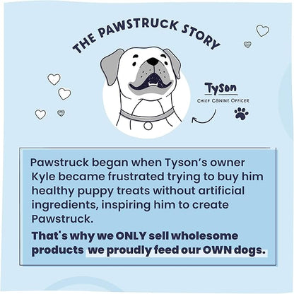 Pawstruck All-Natural 7" Bully Sticks for Dogs - Long Lasting, Rawhide-Free, Low Odor & Grain-Free Dental Chew Treat - Healthy Single Ingredient, 100% Real Beef - 1 lb Bag