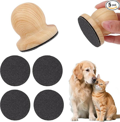 Generic Dog Nail File with 4 Pcs Replacement Frosted Sheets, Scratch Board Pad for Dog and Cat Nails Grinder