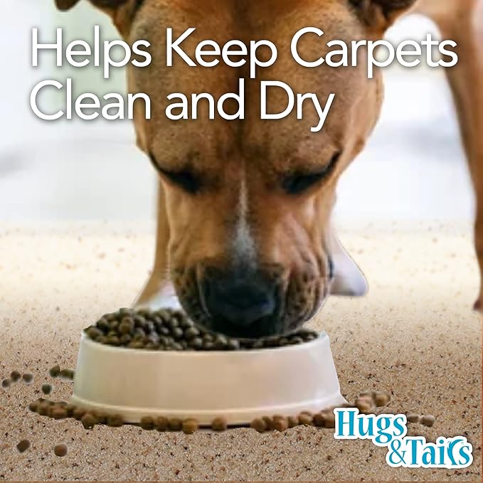 Under Pet Cage Mat for Bird Cages, Reptile Aquariums, Dog Kennels, Water-Resistant Pad for Hard Floors and Surfaces, 46 Inches x 60 Inches, Clear