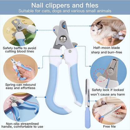 Pet Supplies, Including Cat Dematting Massage Comb,Dog Flea Comb, Puppy Quick-Drying Towel, Special Silicone Toothbrush, Dogs Washing Gloves, Dog & Cat Pets Nail Clippers and Trimmers,Reusable.