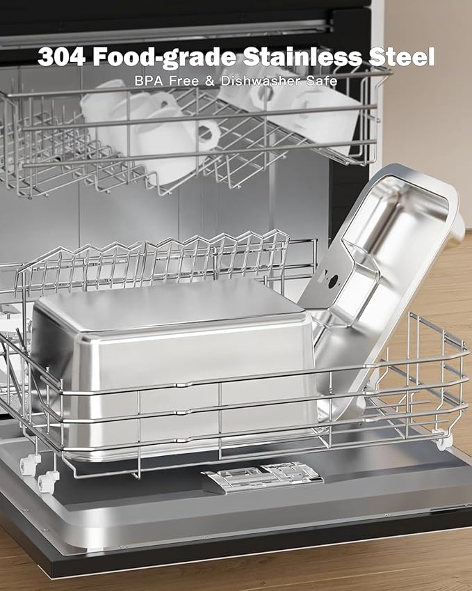 Stainless Steel Dog Water Fountain, 3 Gallon Extra Large Pet Fountains for Large Dogs, Great Dane Waterer Automatic Dog Bowl Dispenser,Filter Drinking Bowls for Multi Pets, Easy to Clean, Quiet Pump