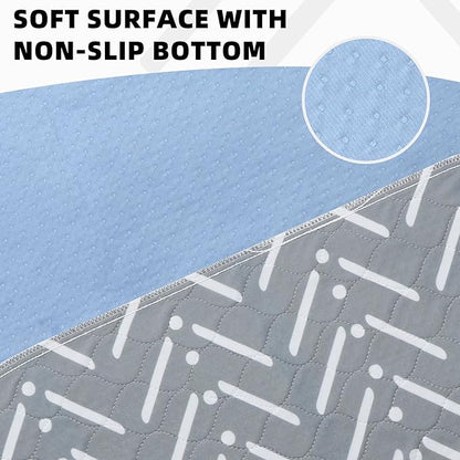 PUPTECK Reusable Dog Pee Pads Washable - Waterproof Puppy Potty Training Pads Whelping Mat, Fast Liquid Absorbing Non-Slip Pet 36" x 41"