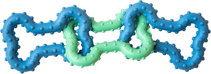 Outward Hound Bone Tugz Tug-of-War Dog Chew Toy, Blue