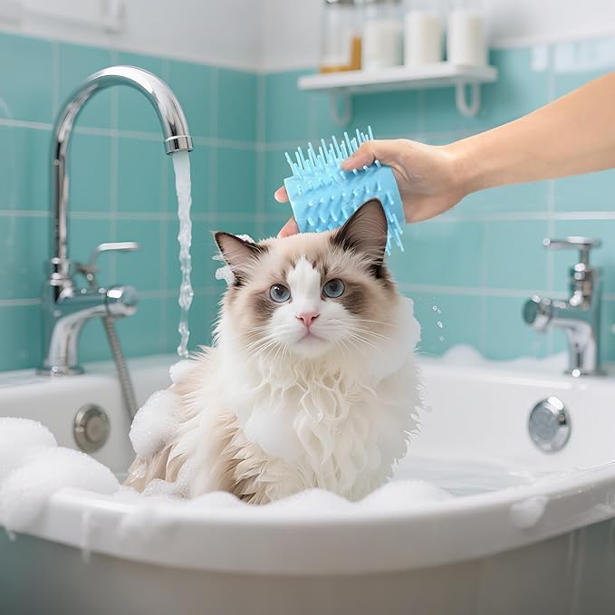 Dog Paw Cleaner Mudbuster Dog Foot Washer for Small Medium Large Dogs Cats Premium Pet Supplies Cats Abstract Shapes White