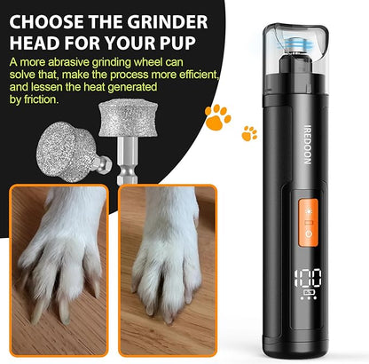 Dog Nail Grinder Replacement Head-Integrated Grinding Head for Casfuy and Most Brands, Highly Efficient, Safe and Durable (2pcs)