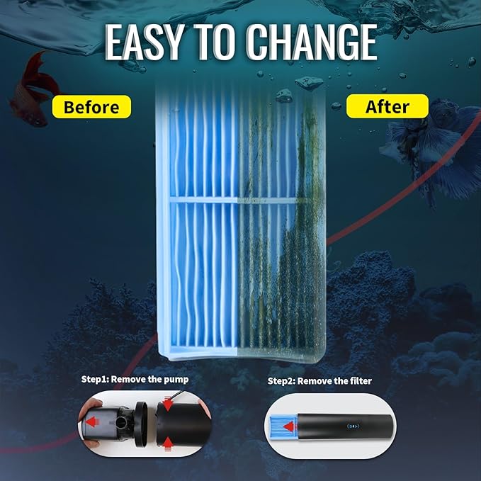 TARARIUM 600GPH Cold Plunge Small Pool Filter with 24V DC Powerful Pump for or Up to 1000 Gal Cloudy Water Cleaner