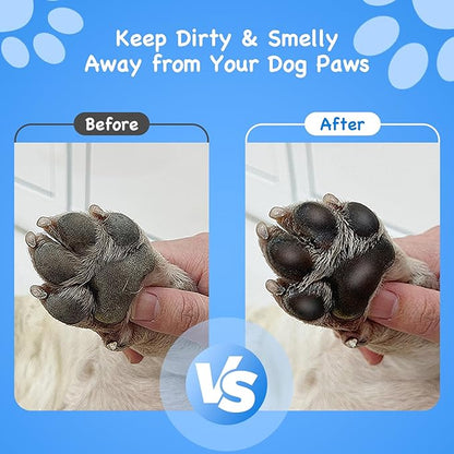Paw Cleaner with Handle for Large Dogs and Pets | Foot Washer to Clean Muddy Dog Paws