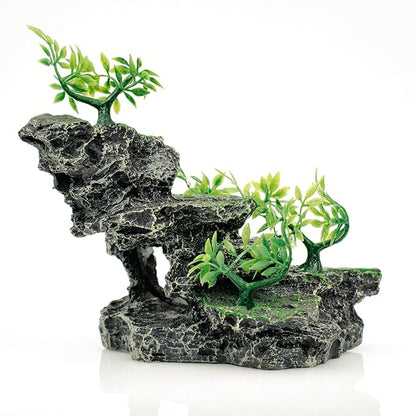SiissaPeksid Fish Tank Decoration - Aquarium Ornament Rock Cave Landscape,01