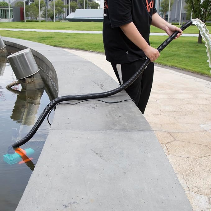 1/5HP Pond Pump, 2200GPH Waterfall Pump with Protective Mesh Filter for Koi Pond Pool Waterfall Fountains Fish Tank and Aquarium…