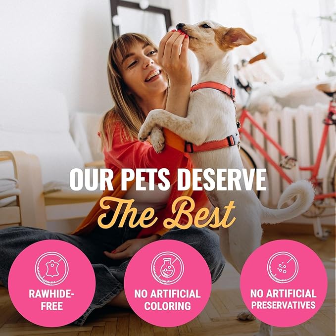 etta says! Esophonormous Esophagus Stuffed Bully Sticks for Dogs - Made in The USA with All Natural, Limited Ingredients - High Protein Dog Chew - 10", 3 Packs