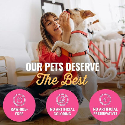 etta says! Esophonormous Esophagus Stuffed Bully Sticks for Dogs - Made in The USA with All Natural, Limited Ingredients - High Protein Dog Chew - 10", 3 Packs