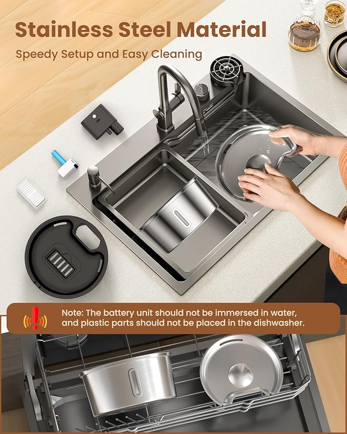 Wireless Cat Water Fountain Stainless Steel - 3.2L/108oz Cordless Pet Water Fountain Battery Operated Cats Water Dispenser Silent Rechargeable Automatic Fountain with 6 Filters 3 Sponges