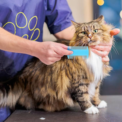 120 Pack Plastic Flea Lice Combs, Fine Tooth Flea Tick Comb, Double Sided Pet Combs, Cat Dog Hair Dandruff Removal Comb, Grooming Tools for Rabbit, Cat, Dog, Kitten, Small Pet (6 Colors)