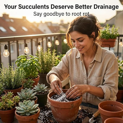 Organic Perlite for Plants, Soil Amendment for Enhanced Drainage and Growth, Ideal for Potting Mixes(2 Quart)